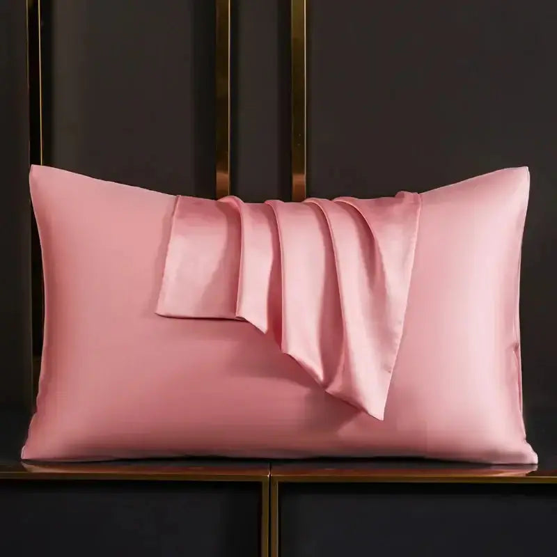 Luxury mulberry silk pillowcase for hair and skin protection, Smooth mulberry silk pillowcase with envelope closure, Premium silk pillowcase designed to reduce frizz and breakage, Breathable mulberry silk pillowcase for anti aging sleep, Soft silk pillowc