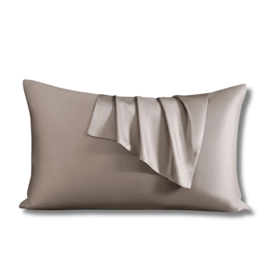 Luxury mulberry silk pillowcase for hair and skin protection, Smooth mulberry silk pillowcase with envelope closure, Premium silk pillowcase designed to reduce frizz and breakage, Breathable mulberry silk pillowcase for anti aging sleep, Soft silk pillowc