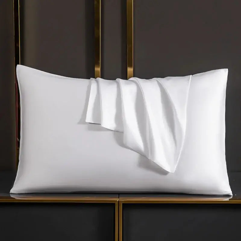 Luxury mulberry silk pillowcase for hair and skin protection, Smooth mulberry silk pillowcase with envelope closure, Premium silk pillowcase designed to reduce frizz and breakage, Breathable mulberry silk pillowcase for anti aging sleep, Soft silk pillowc
